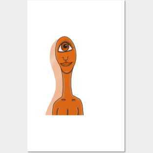 Orange man Posters and Art